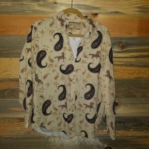 Bit & bridle western shirt